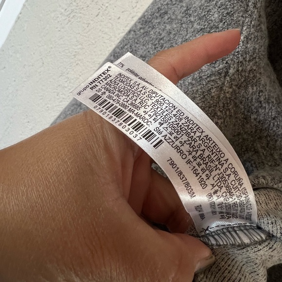 Zara Gray Marled Jewel Soft Sweatshirt - Picture 14 of 16